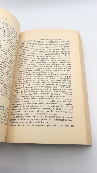 Huard, Raymond: Le mouvement republicain en Bas-Languedoc (1848-1881) La prehistoire des partis