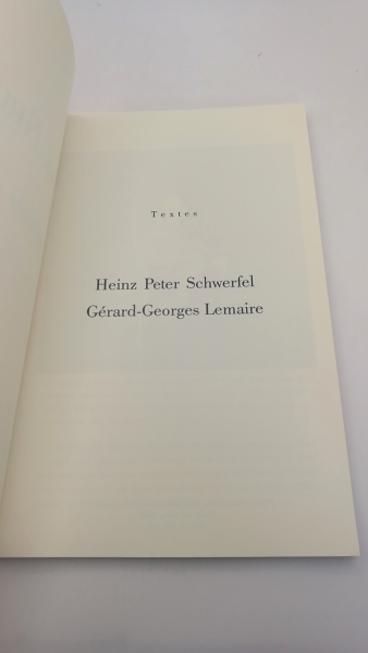 Schwerfel / Gérard-Georges, Heinz-Peter / Lemaire: Max Neumann: Peintures et gravures