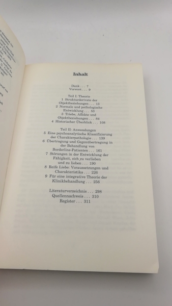 Kernberg, Otto F.: Objektbeziehungen und Praxis der Psychoanalyse 