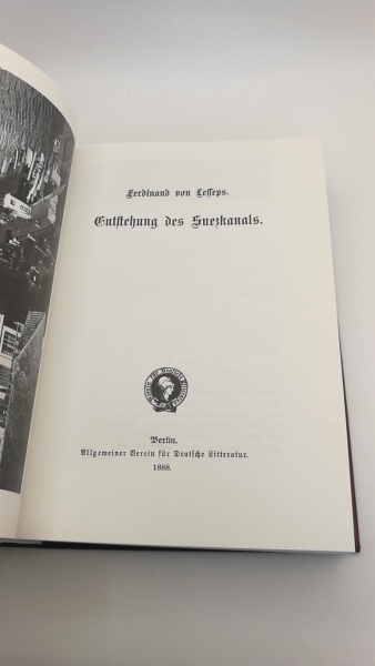 Lesseps, Ferdinand de: Entstehung des Suezkanals 