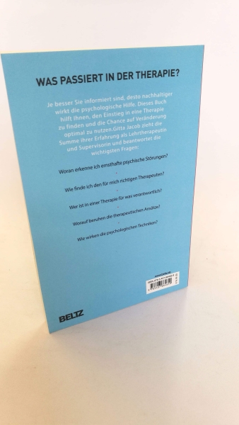 Jacob, Gitta: Psychotherapie - eine Gebrauchsanleitung Wie Ihre Therapie gelingt