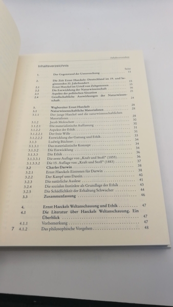 Sandmann, Jürgen: Der Bruch mit der humanitären Tradition Die Biologisierung der Ethik bei Ernst Haeckel und anderen Darwinisten seiner Zeit