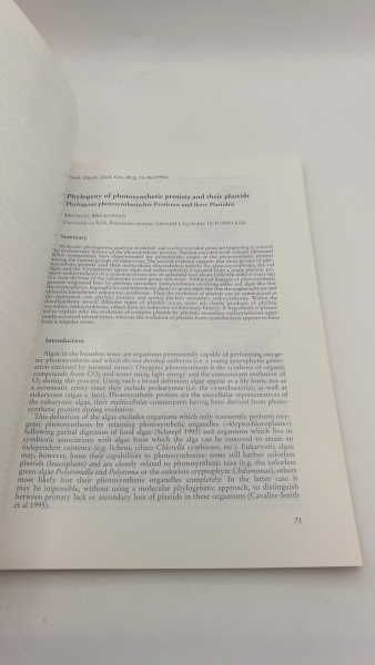 Pfannenstiel, Hans-Dieter (Hrgs.): Verhandlungen der Deutschen Zoologischen Gesellschaft. Hauptvorträge 89. Jahresversammlung 1996 in Oldenburg