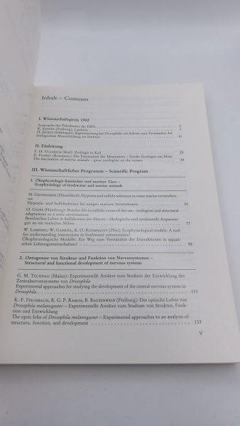 Pfannestiel, Hans-Dieter: Verhandlungen der Deutschen Zoologischen Gesellschaft. Hauptvorträge 85.Jahresversammlung 1992 in Kiel