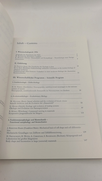 Pfannenstiel, Hans-Dieter: Verhandlungen der Deutschen Zoologischen Gesellschaft. Hauptvorträge 87. Jahresversammlung 1994 in Jena