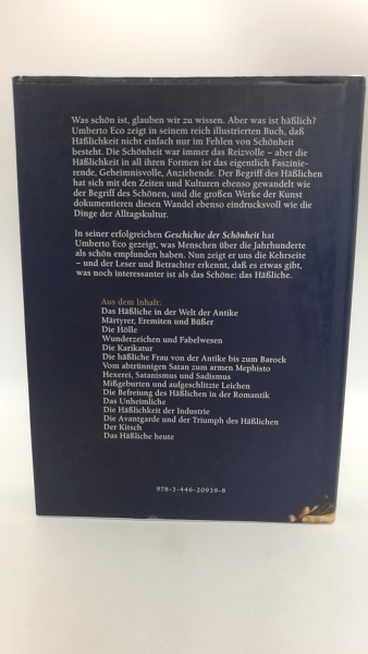 Eco, Umberto (Herausgeber): Die Geschichte der Hässlichkeit 