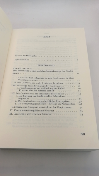 Fischer, Norbert Bettetini, Maria: Die Confessiones des Augustinus von Hippo Einführung und Interpretationen zu den dreizehn Büchern / unter Mitarb. von Maria Bettetini ... Hrsg. von Norbert Fischer und Cornelius Mayer