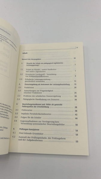 Jürgens, Eiko: Leistungserziehung und Leistungsbeurteilung Schulpädagogische Grundlegung und Anregungen für die Praxis