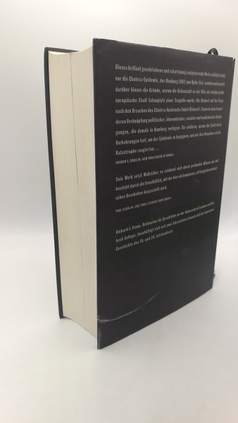 Evans, Richard J. (Verfasser): Tod in Hamburg Stadt, Gesellschaft und Politik in den Cholera-Jahren 1830 - 1910 / Richard J. Evans. Aus dem Engl. von Karl A. Klewer