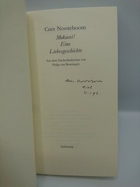 Nooteboom, Cees: Mokusei! Eine Liebesgeschichte