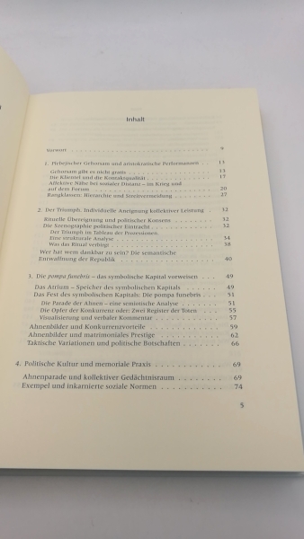 Flaig, Egon (Verfasser): Ritualisierte Politik Zeichen, Gesten und Herrschaft im Alten Rom / Egon Flaig