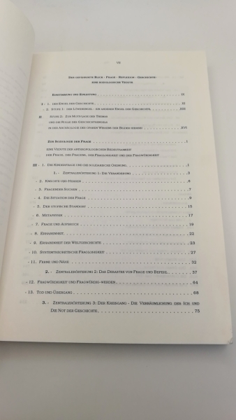 Klamandt, Gerd: Der gefährdete Blick Über Frage, Reflexion, Geschichte; ein soziologischer Essay