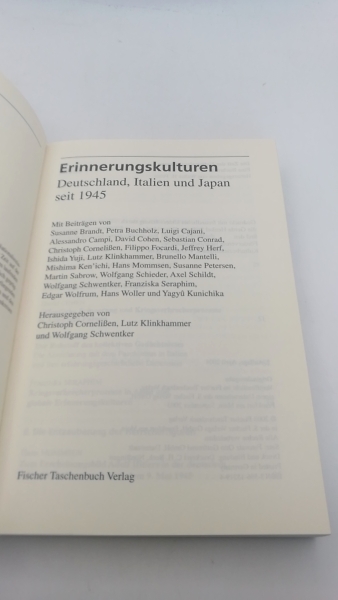 Brandt, Susanne: Erinnerungskulturen Deutschland, Italien und Japan seit 1945