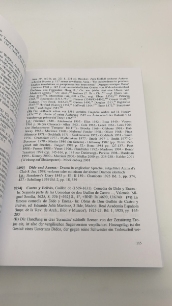 Kailuweit, Thomas (Verfasser): Dido - Didon - Didone Eine kommentierte Bibliographie zum Dido-Mythos in Literatur und Musik / Thomas Kailuweit