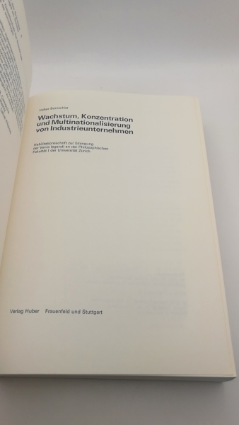 Bornschier, Volker: Wachstum, Konzentration und Multinationalisierung von Industrieunternehmen 