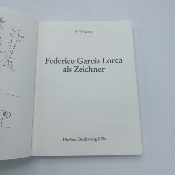 Blaeser, Rolf: Federico Garca Lorca als Zeichner 