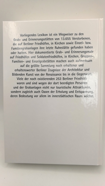 Mende, Hans-Jürgen (Verfasser): Lexikon Berliner Grabstätten / Hans-Jürgen Mende 