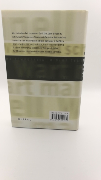 Geißler, Karlheinz A. (Verfasser): Wart' mal schnell Minima temporalia / Karlheinz A. Geißler