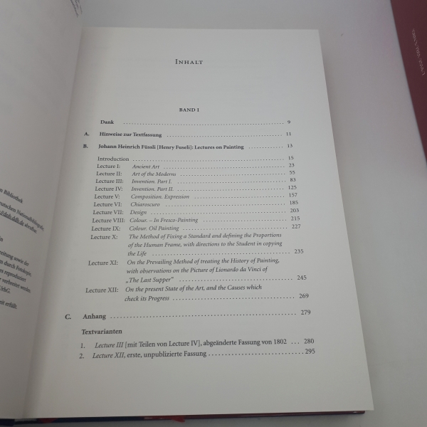 Bungarten, Gisela: J. H. Füsslis (1741 - 1825) "Lectures on painting" 2 Bde (=vollst.) Das Modell der Antike und die moderne Nachahmung