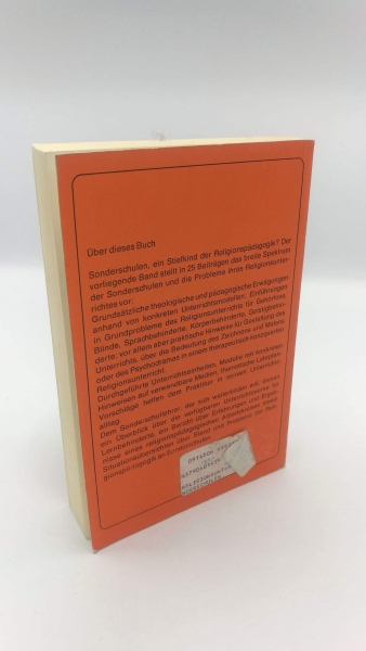 Kaspar, Franz [Hrsg.]: Religionsunterricht an Sonderschulen Konzeptionen und Modelle für die Praxis