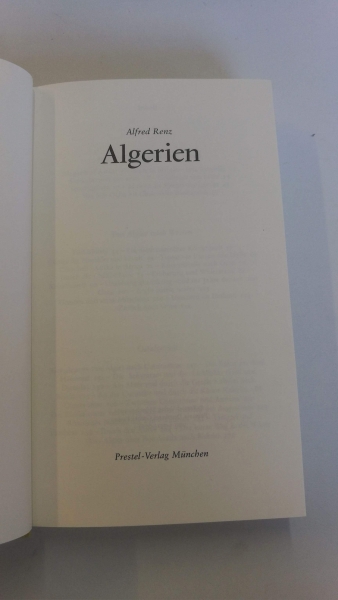 Renz, Alfred: Algerien 