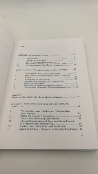 Trautmann, Matthias (Verfasser): Zeichensprache Zeigen als Symbol der Lehr-Lern-Situation bei Augustinus / Matthias Trautmann