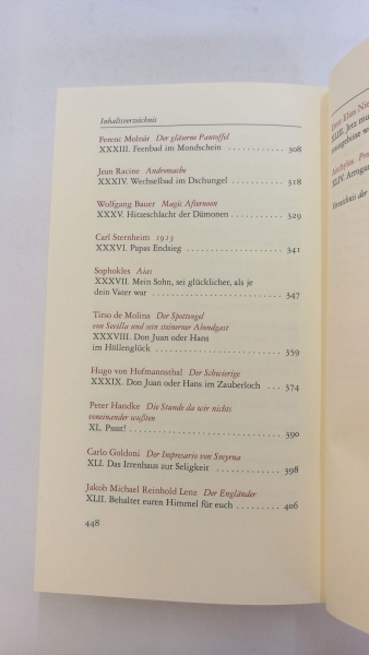 Stadelmaier, Gerhard (Verfasser): Traumtheater Vierundvierzig Lieblingsstücke. Numerierte Vorzugsausgabe. Nr. 553 (GA: 999).