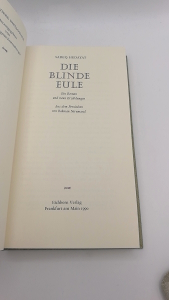 Hedayat, Sadeq: Die blinde Eule