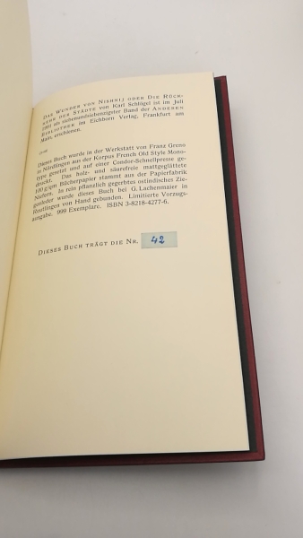 Schlögel, Karl: Das Wunder von Nishnij oder Die Rückkehr der Städte Berichte und Essays.