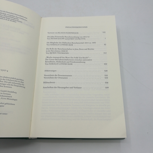 Cerwinka, Günter (Herausgeber): 200 Jahre burschenschaftliche Geschichte Von Friedrich Ludwig Jahn zum Linzer Burschenschafterturm; ausgewählte Darstellungen und Quellen