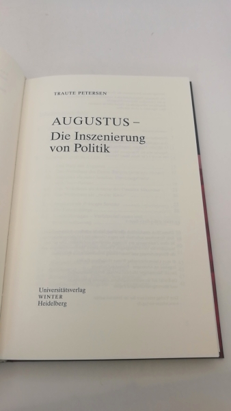 Petersen, Traute: Augustus - die Inszenierung von Politik 