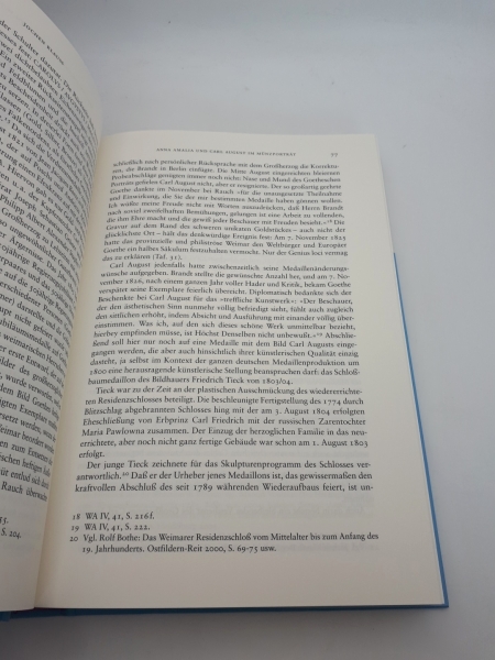 Seemann, Hellmut (Herausgeber): Anna Amalia, Carl August und das Ereignis Weimar 