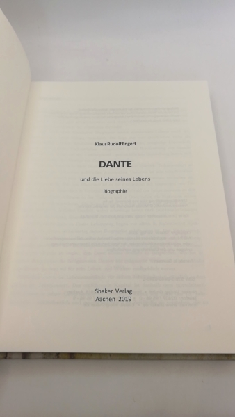 Engert, Klaus Rudolf: Dante Und die Liebe seines Lebens