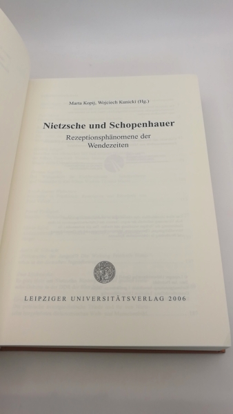 Kopij, Marta: Nietzsche und Schopenhauer Rezeptionsphänomene der Wendezeiten