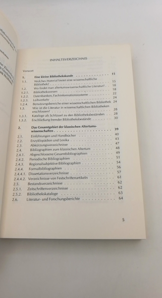 Gullath, Brigitte: Wie finde ich altertumswissenschaftliche Literatur Klassische Philologie, Mittel- und Neulatein, Byzantinistik, alte Geschichte und klassische Archäologie