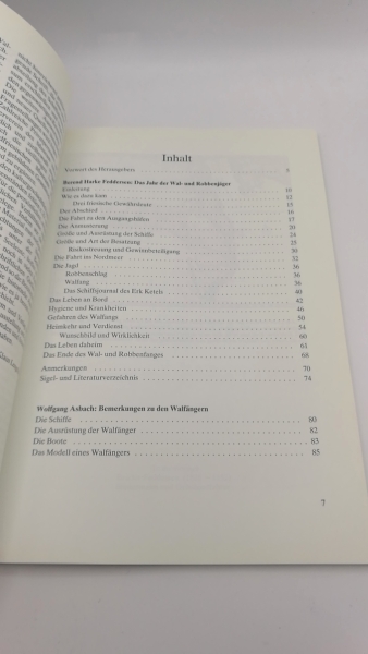 Feddersen, Berend Harke: Der historische Walfang der Nordfriesen Band 1: Das Jahr der Wal- und Robbenjäger