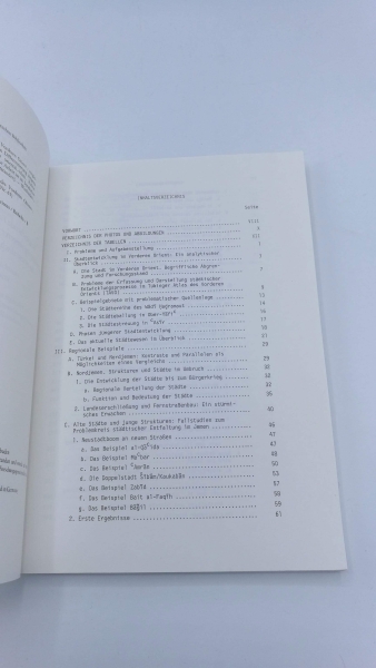 Höhfeld, Volker: Städte und Städtewachstum im Vorderen Orient. Vergleichende Fallstudien zur regionalen Differenzierung jüngerer städtischer Entwicklungsprozesse im orientalisch-islamischen Kulturkreis. Textband