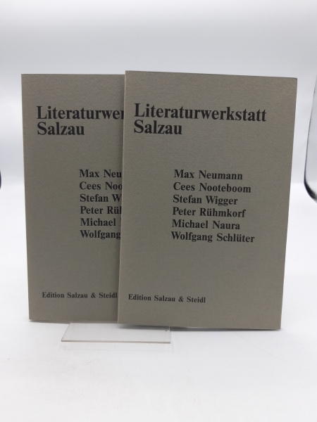 Margull, G. Fritze (Hrsg.): Literaturwerkstatt Salzau: Max Neumann, Cees Nooteboom, Stefan Wigger, Peter Rühmkorf, Michael Naura, Wolfgang Schlüter. 25. - 27. November 1993. Landeskulturzentrum Schleswig-Holstein.