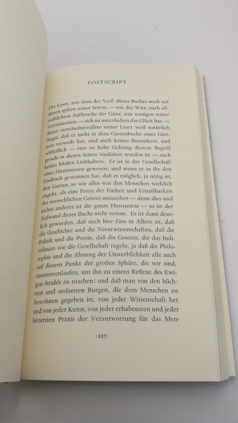 Borchardt, Rudolf: Der leidenschaftliche Gärtner.