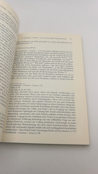 Funke, Mandy (Verfasser): Rezeptionstheorie - Rezeptionsästhetik Betrachtungen eines deutsch-deutschen Diskurses / Mandy Funke