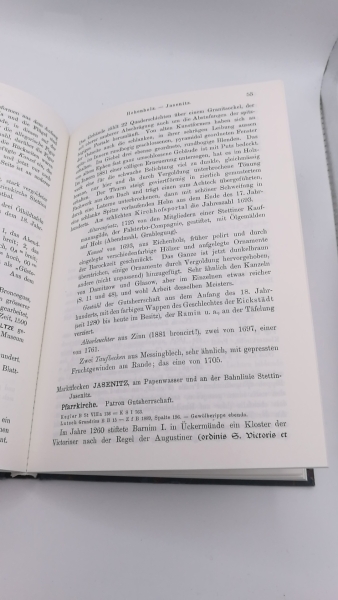 Lemcke, Hugo: Die Bau- und Kunstdenkmäler des Regierungsbezirks StettinTeil Heft III [3]: Der Kreis Ückermünde + Heft V[5]: Der Kreis Randow