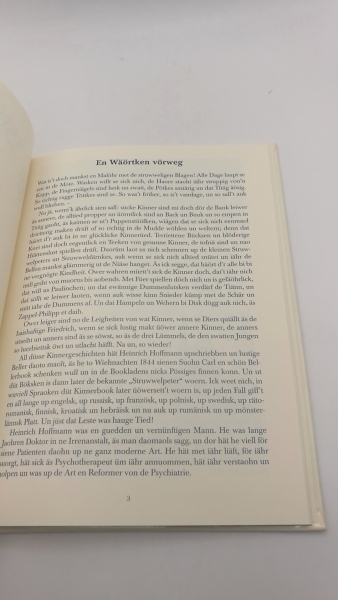 Hoffmann, Heinrich: De Struwwelpeter oder lustige Geschichten un drollige Beller von Heinrich Hoffmann. In mönsterlänner Platt sett't von Rainer Schepper. Hrsg. von G. H. Herzog und Rainer Schepper