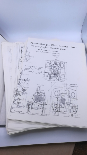 Repetzki, K. R. (Hrsg.): Dampflokomotiven in Glasers Annalen 1877-1899 Text- und Tafelband = 2 Bde. (=vollst.)