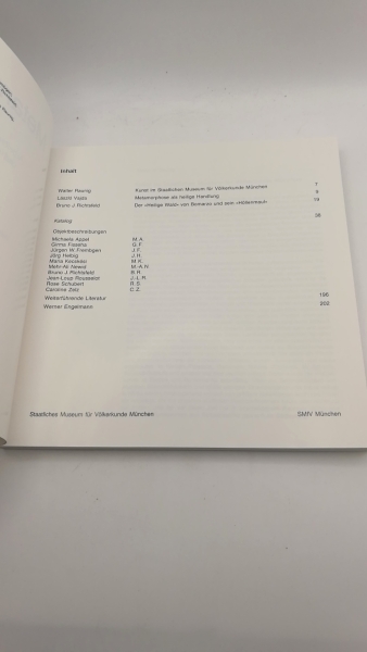 Richtsfeld, Bruno J.  (Hrgs.): Metamorphosen Arbeiten von Werner Engelmann und ethnographische Objekte im Vergleich.