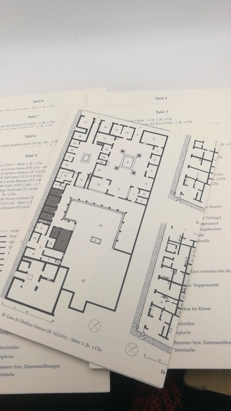 Dickmann, Jens-Arne (Verfasser): Domus frequentata. Text- und Tafelband. =2 Bde (=vollst.) Anspruchsvolles Wohnen im pompejanischen Stadthaus