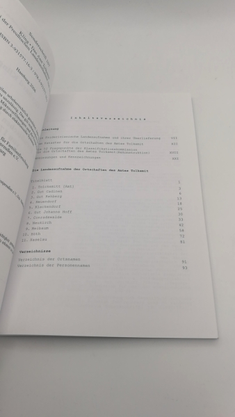 Kling, Gerhard: Das Amt Tolkemit bei der Preußischen Landesaufnahme von 1772/73 / Sonderschriften des Vereins für Familienforschung in Ost- und Westpreußen e.V. Nr. 107