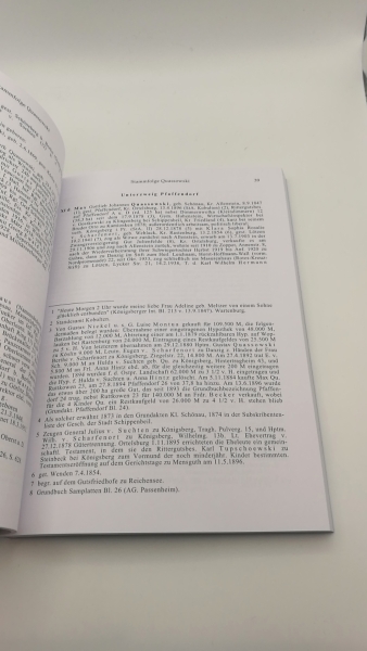 Quassowski, Hans-Wolfgang: Stammfolge Quassowski (Zeitschrift Quassowski, Heft 6) = Heft 1 - 5 (1919 - 1932) in 1 Band