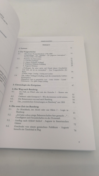 Segebrecht, Wulf Birgfeld, Johannes: Romantische Liebe und romantischer Tod Über den Bamberger Aufenthalt von Caroline Schlegel, Auguste Böhmer, August Wilhelm Schlegel und Friedrich Wilhelm Schelling im Jahre 1800 / Universität Bamberg. Hrsg. von Wulf Se