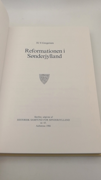 Gregersen, H.V.: Reformationen i Sonderjylland