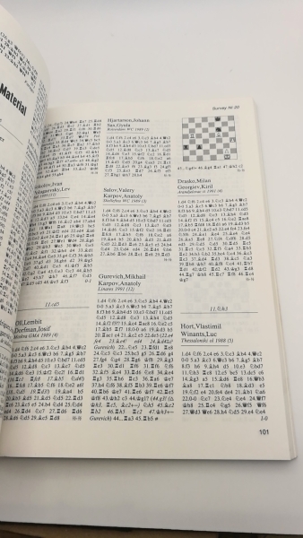 Sosonko / van der Sterren (Ed.), Genna / Paul: New in Chess. Yearbook 22. 1991. featuring Database Survey & Theoretical Articles